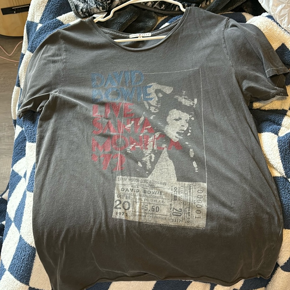 Oversized David Bowie shirt